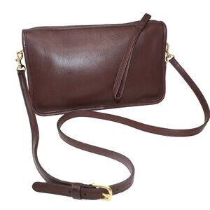 Coach Basic Bag Crossbody Style 9455 in Mahogany Brown Leather
